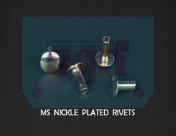 MS Nickle Plated Rivert